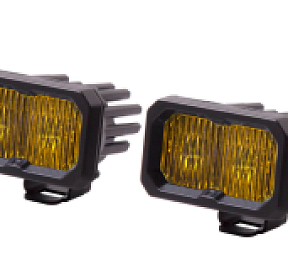 Янтарные  противотуманные LED-фары SS2 Sport с янтарной подсветкой